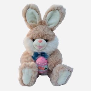 VTG Easter Bunny Rabbit Dan Dee Pink Plush HOPPY HOPSTER 27"